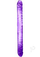 18`` Double Dildo Purple