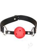 Lux F Breathable Ball Gag Red