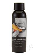 Edible Tropical Massage Oil Mango 2 Oz
