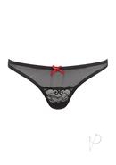 Barely B Mesh And Lace Panty Black(spec)