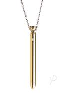 Charmed 7x Vibrating Necklace Gold