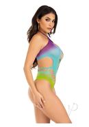 Seamless Ombere Halter Suit Os Ocean