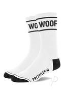 Prowler Red Woof Socks White