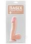 Basix 6.5 Dong W/suction Flesh